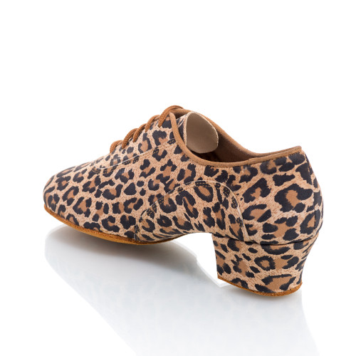 Rummos Dames Practice Schoenen R377 - Leer Leopard - 4,5 cm